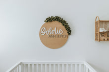 Load image into Gallery viewer, 24&quot; round name sign